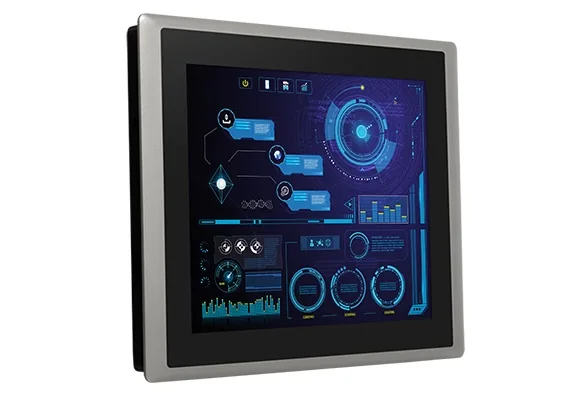Panel PC công nghiệp Cincoze CV-115 màn 15 inch tỉ lệ 4:3, viền nhôm đúc, nhìn nghiêng