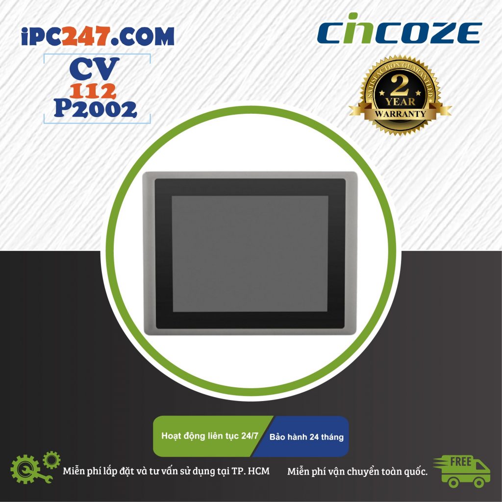 Màn hình cảm ứng điện trở của hãng Cincoze tại IPC247